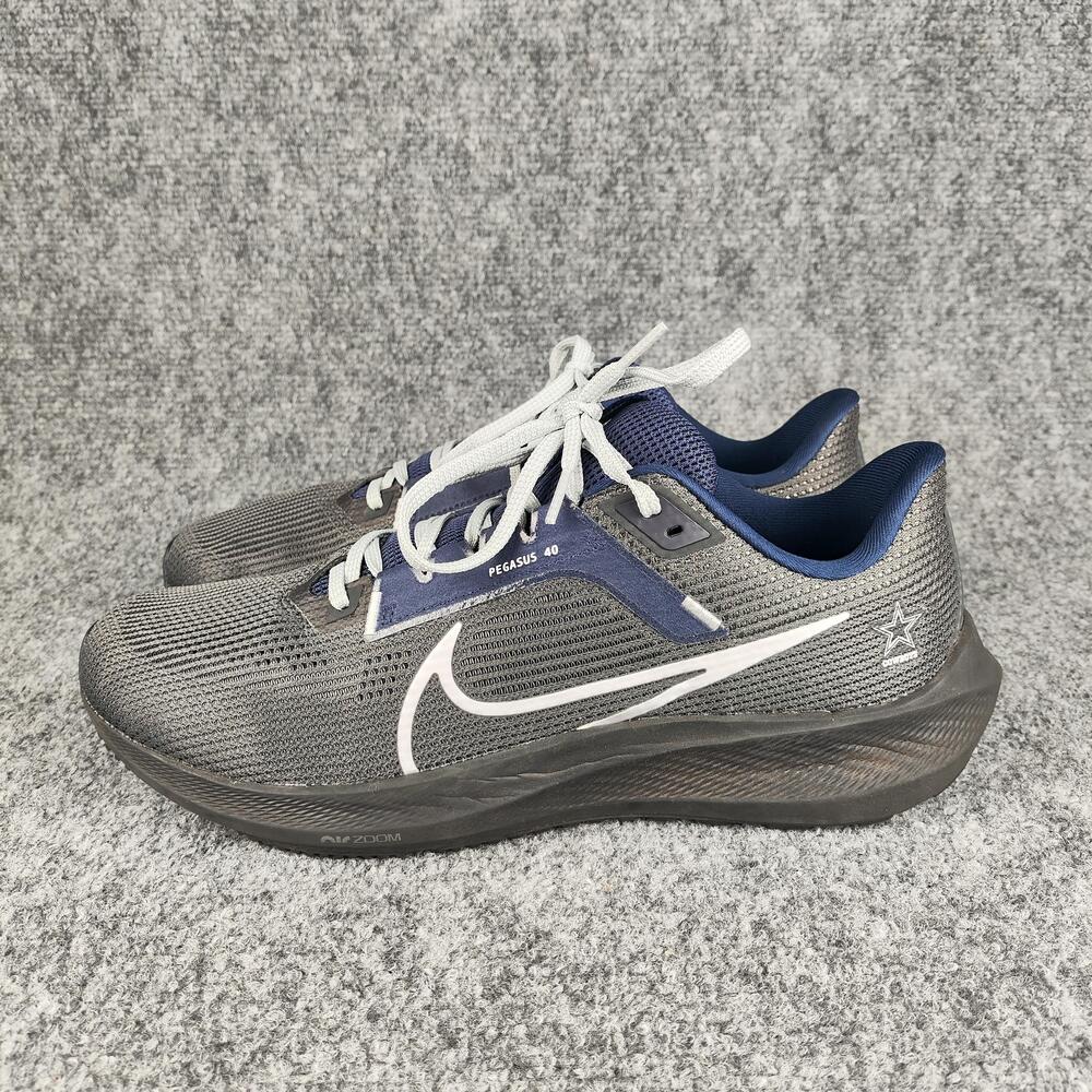 Nike Pegasus 40 Shoes Mens Size 11 Gray Cowboys Running Sneakers DZ5975-001